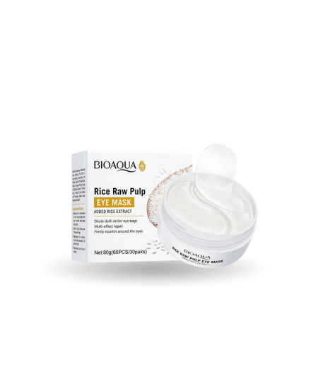 ماسك العين بخلاصة الأرز – Bioaqua Rice Raw Pulp Eye Mask